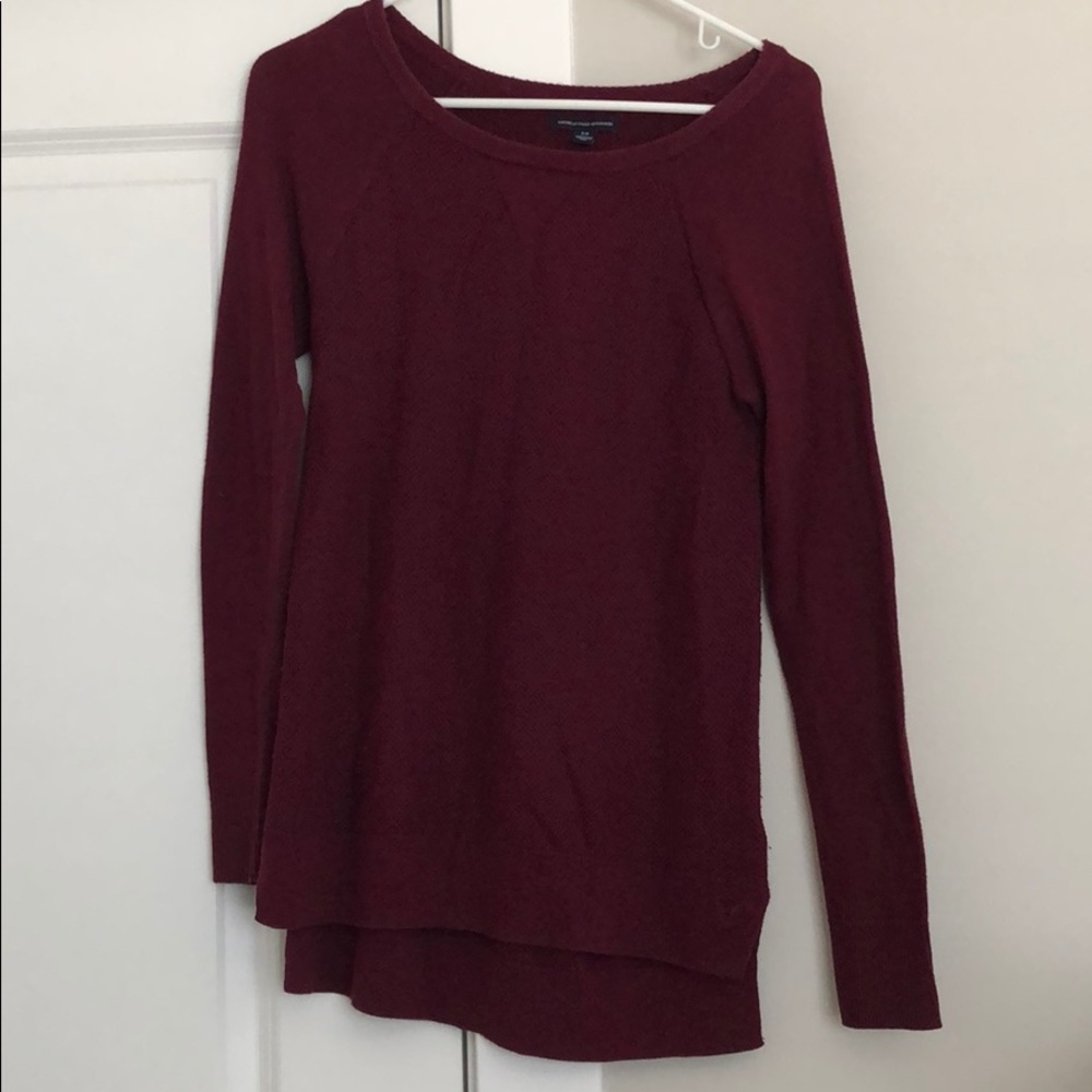 American eagle high-low sweater